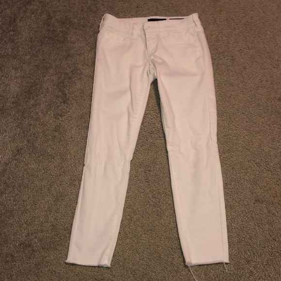 WHITE AREOPOSTALE JEANS CROPPED - Picture 3 of 3
